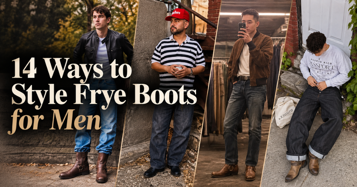 14 Ways to Style Frye Boots for Men