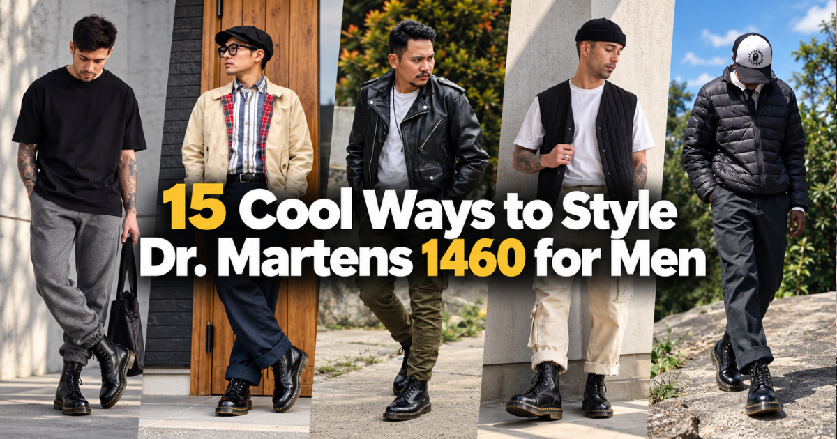 15 Cool Ways to Style Dr. Martens 1460 for Men