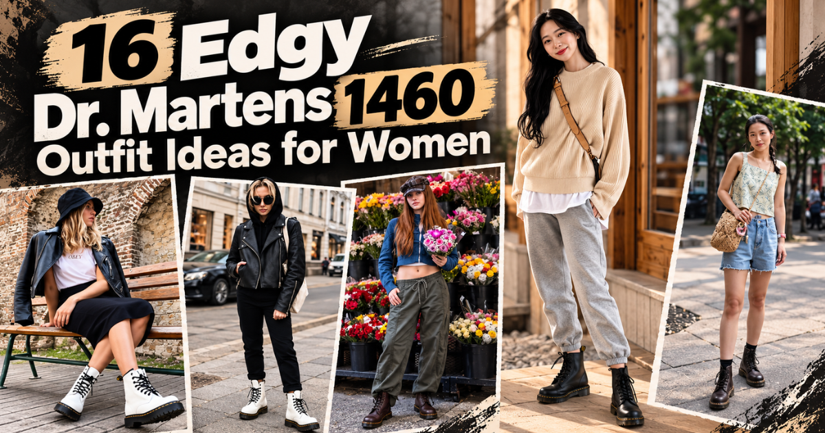 16 Edgy Dr. Martens 1460 Outfit Ideas for Women