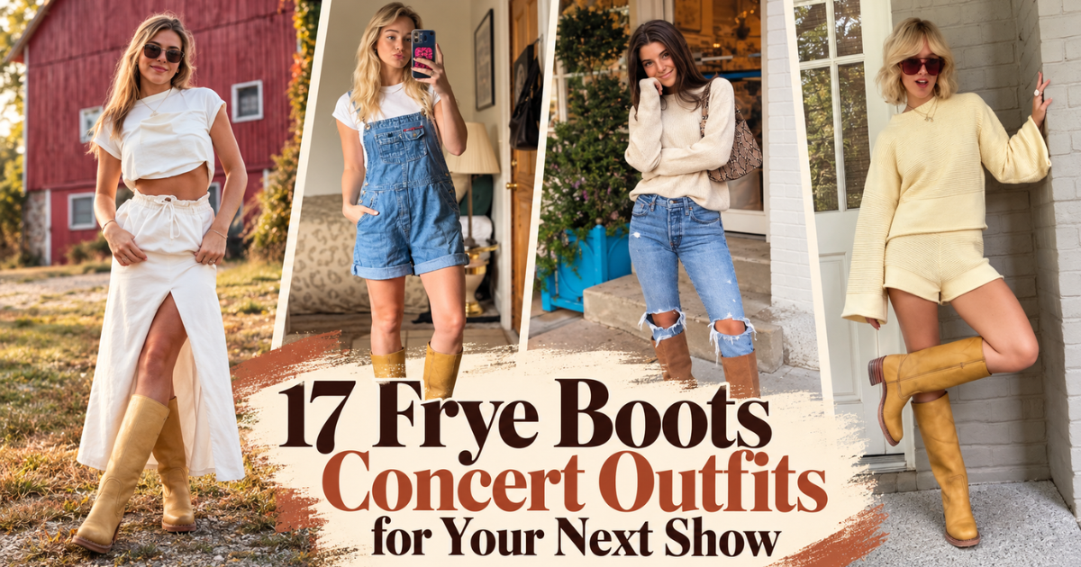 17 Frye Boots Concert Outfits for Your Next Show